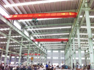 Вътрешен повдигач 20 тона 10 тона едномостов надземен кран