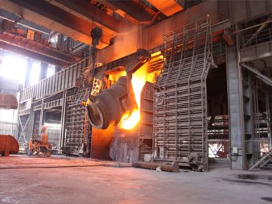 QD стоманодобивен завод 450T режийни кран